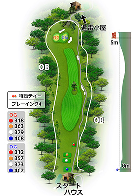 明世カントリークラブ1番ホール