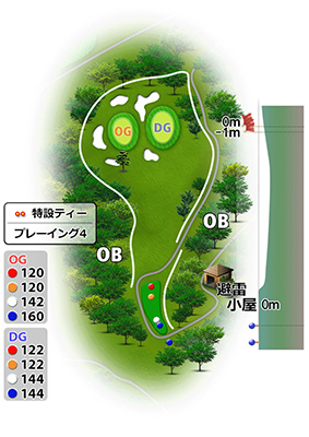 明世カントリークラブ12番ホール