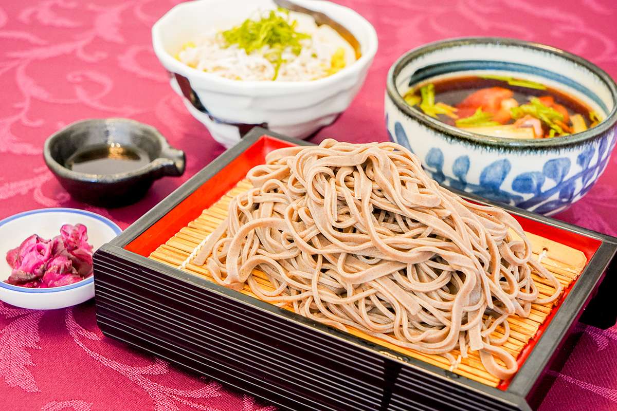 合鴨せいろそば（ミニしらす丼付）